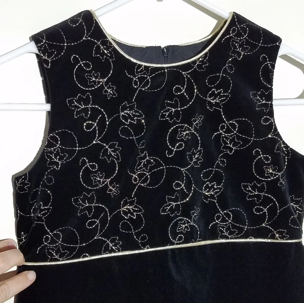 Vintage Therese Children's Collection Velvet Dress